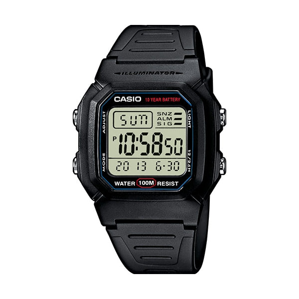 CASIO COLLECTION & VINTAGE W-800H-1AVES Multifunction Armbanduhr 37 mm