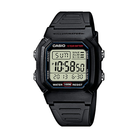 CASIO COLLECTION & VINTAGE W-800H-1AVES Multifunction Armbanduhr 37 mm