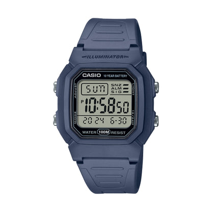 CASIO COLLECTION & VINTAGE W-800H-2AVES Multifunction Armbanduhr 37 mm Blau