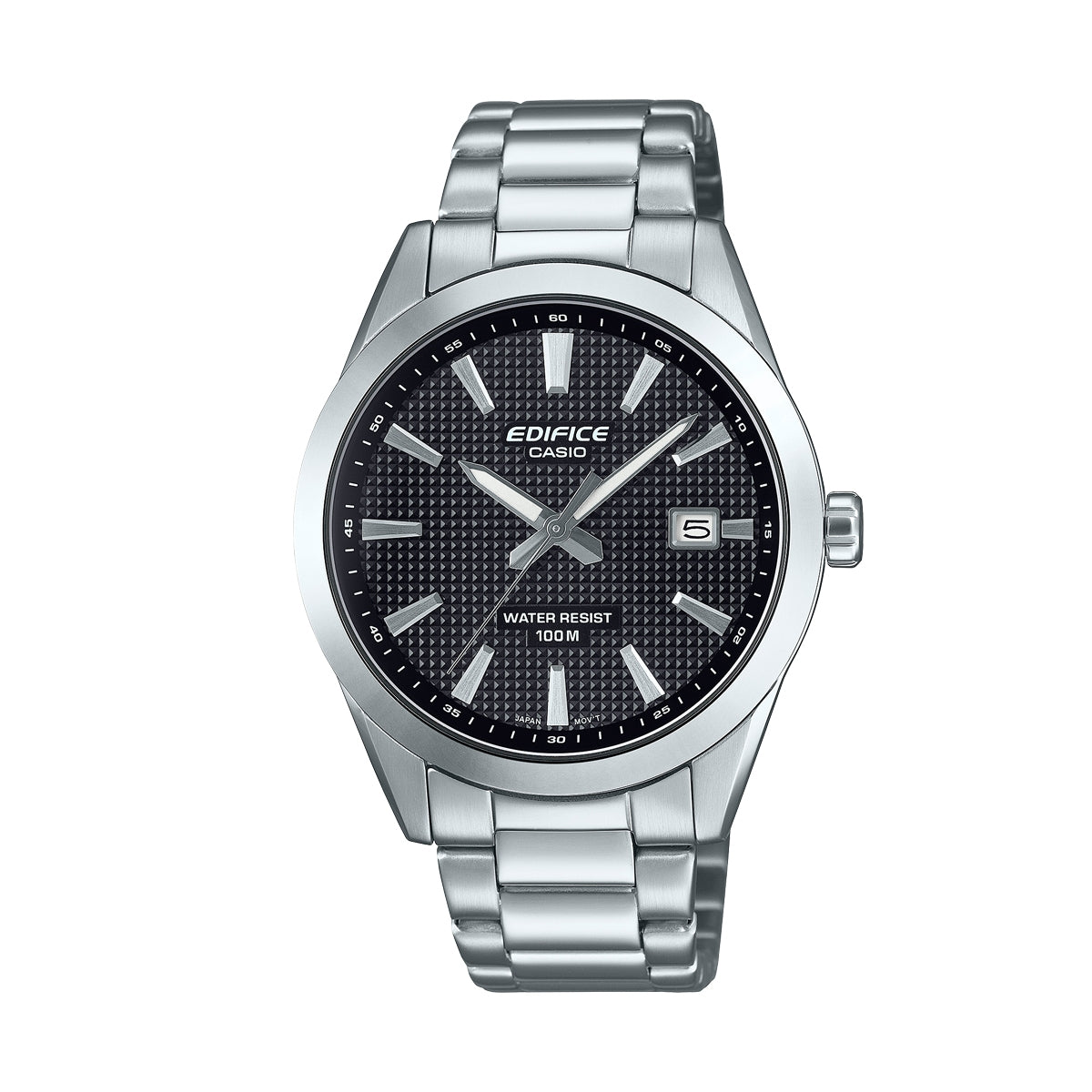 CASIO EDIFICE CLASSIC DATE - BLACK EFV-160D-1AVEF Date Armbanduhr 40 mm Schwarz