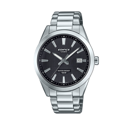 CASIO EDIFICE CLASSIC DATE - BLACK EFV-160D-1AVEF Date Armbanduhr 40 mm Schwarz