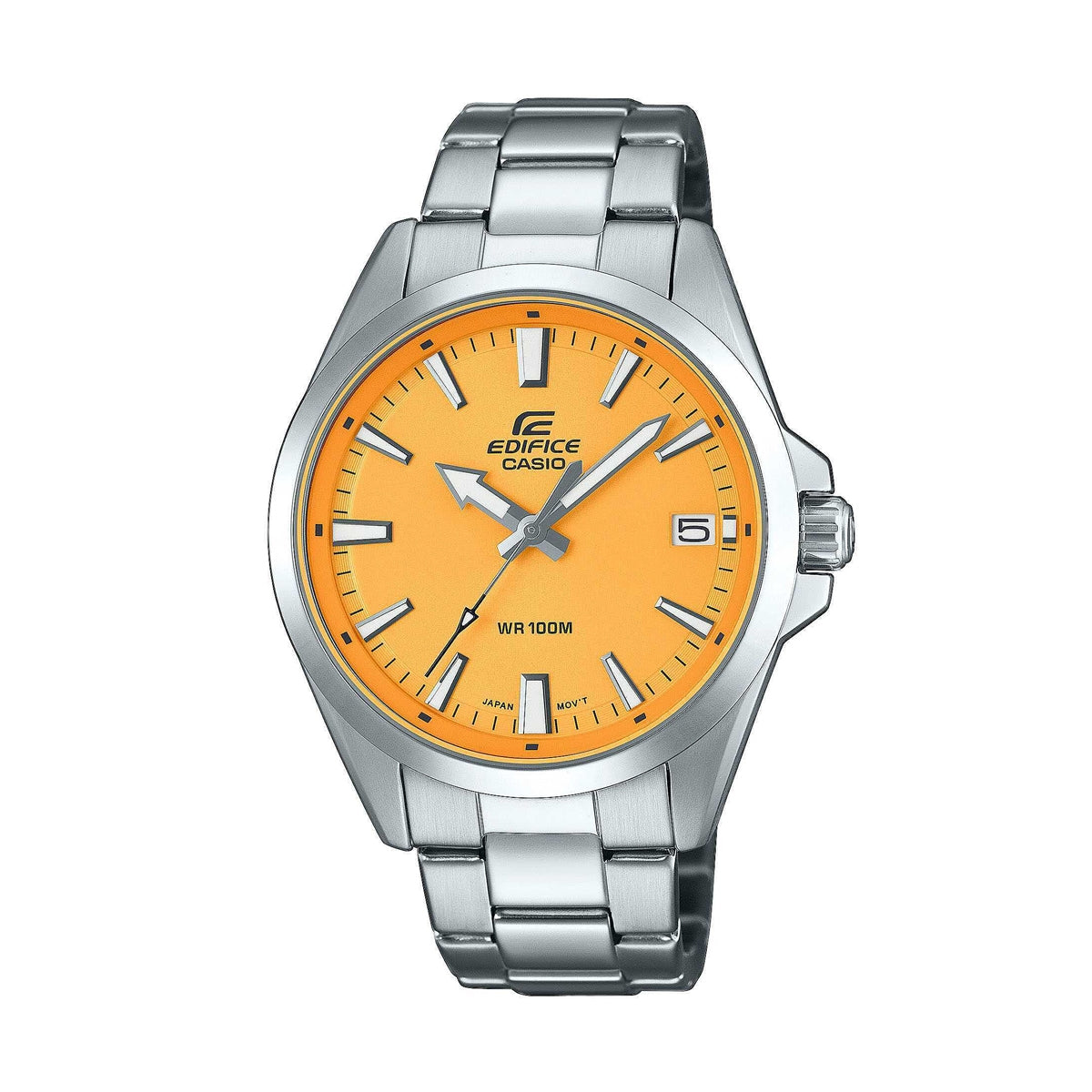 CASIO EDIFICE CLASSIC DATE - ORANGE EFV-100D-9AVUEF Date Armbanduhr 42 mm