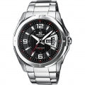 CASIO EDIFICE CLASSIC DAY DATE - BLACK EF-129D-1AVEF Day & Date Armbanduhr 45 mm Schwarz ansicht-2
