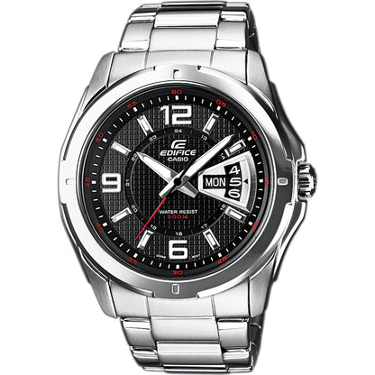 CASIO EDIFICE CLASSIC DAY DATE - BLACK EF-129D-1AVEF Day & Date Armbanduhr 45 mm Schwarz