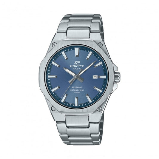 CASIO EDIFICE CLASSIC SLIM BLUE EFR-S108D-2AVUEF Date Armbanduhr 39.5 mm Blau