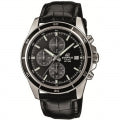 CASIO EDIFICE Mod. CLASSIC CHRONOGRAPH, LEATHER - BLACK EFR-526L-1AVUEF Chronograph Armbanduhr 44 mm Schwarz ansicht-2