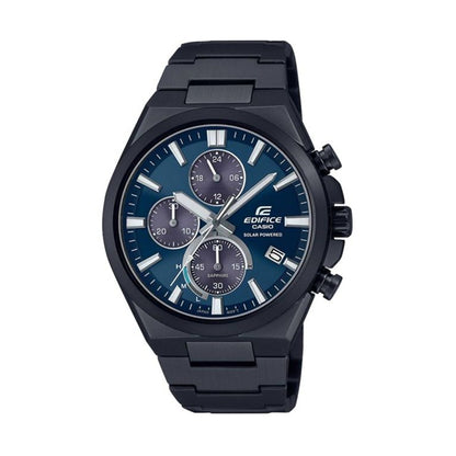 CASIO EDIFICE Mod. SPORT CHRONOGRAPH SOLAR POWERED BLUE ***SPECIAL PRICE*** EFS-S630DC-2AVUEF Chronograph Armbanduhr 44 mm Schwarz
