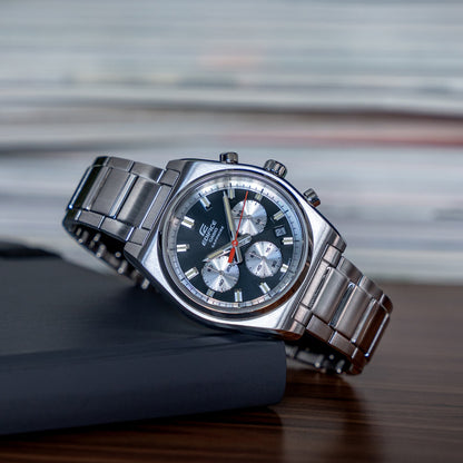 CASIO EDIFICE MOTORSPORT CHRONOGRAPH BLACK EFB-730D-1AVUEF Chronograph Armbanduhr 40 mm Schwarz