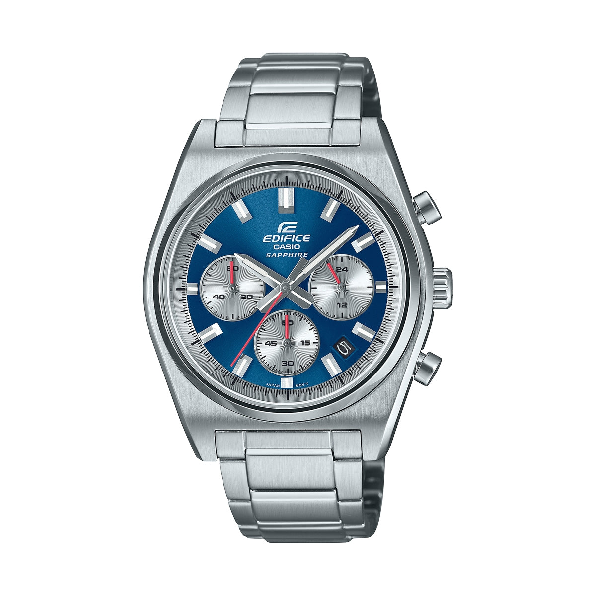 CASIO EDIFICE MOTORSPORT CHRONOGRAPH BLUE EFB-730D-2AVUEF Chronograph Armbanduhr 40 mm Blau ansicht-3