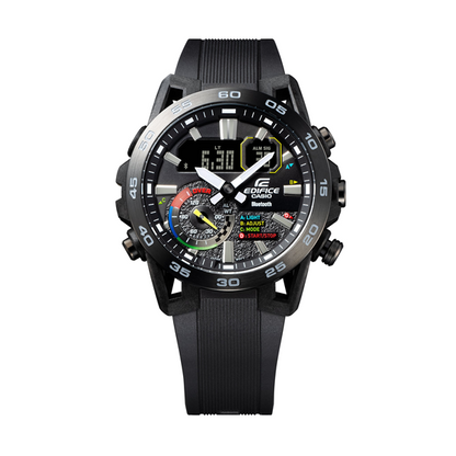 CASIO EDIFICE RACING MULTI COLOR SERIE ECB-40MP-1AEF Multifunction Armbanduhr 48 mm