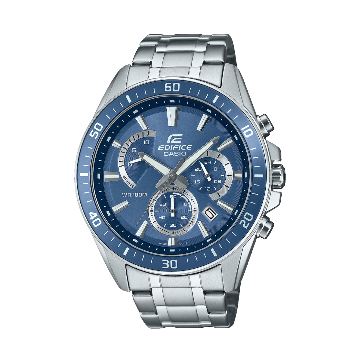 CASIO EDIFICE RETROGRADE CHRONOGRAPH XL - BLUE AVIO EFR-552D-2AVUEF Multifunction Armbanduhr 47 mm Blau