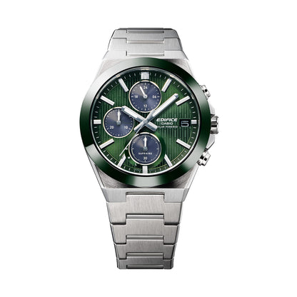 CASIO EDIFICE SOLAR POWERED CHRONOGRAPH - GREEN EFS-S650D-3AEF Chronograph Armbanduhr 41 mm Grün