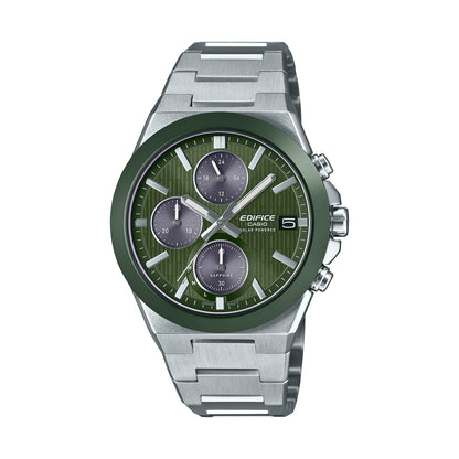 CASIO EDIFICE SOLAR POWERED CHRONOGRAPH - GREEN EFS-S650D-3AEF Chronograph Armbanduhr 41 mm Grün ansicht-3