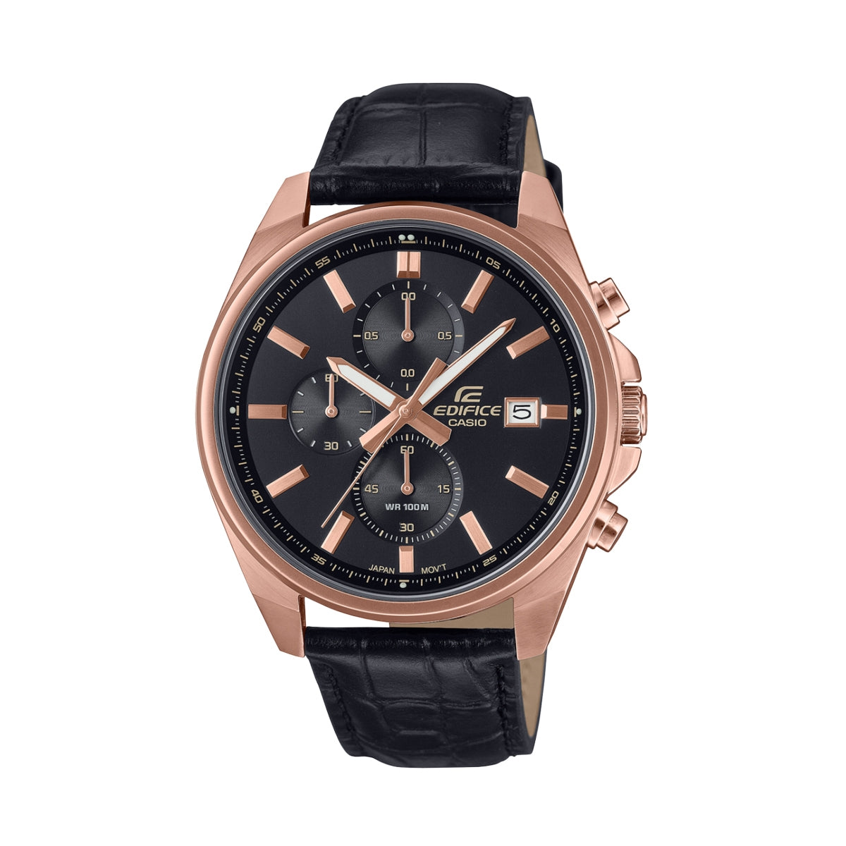CASIO EDIFICE SPORT - CHRONO DATE BLACK EFV-610ECL-1AUEF Chronograph Armbanduhr 43.5 mm Schwarz