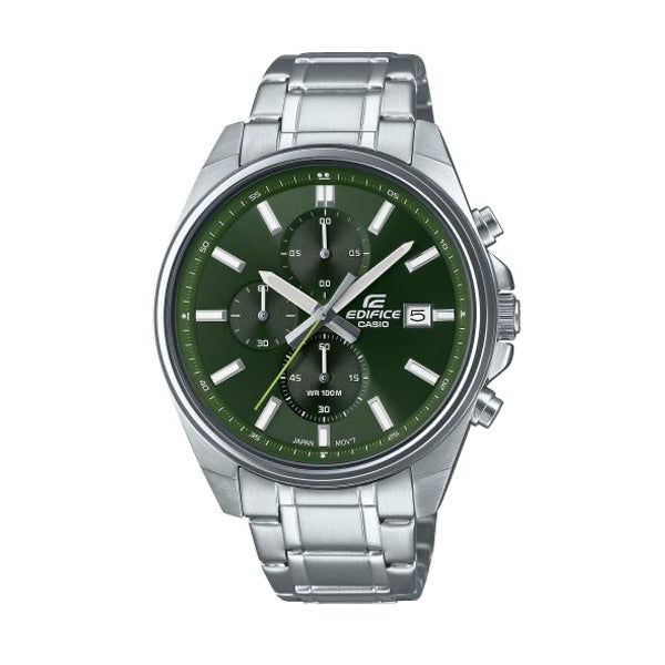 CASIO EDIFICE SPORT - CHRONO DATE - GREEN EFV-610D-3CVUEF Chronograph Armbanduhr 43.5 mm Grün