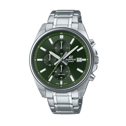 CASIO EDIFICE SPORT - CHRONO DATE - GREEN EFV-610D-3CVUEF Chronograph Armbanduhr 43.5 mm Grün