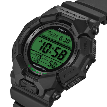 CASIO G-SHOCK BOLD - ELECTRO GREEN SERIE GD-010BEG-1ER Multifunction Armbanduhr 53 mm Grün ansicht-2