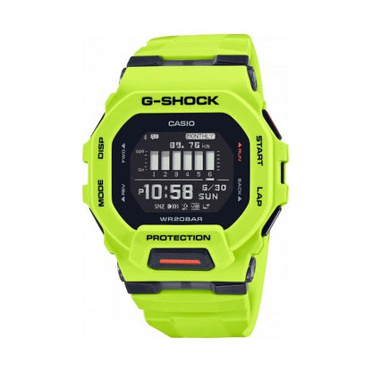 CASIO G-SHOCK G-SQUAD Step Tracker Bluetooth GBD-200-9ER Multifunction Armbanduhr 46 mm Blau