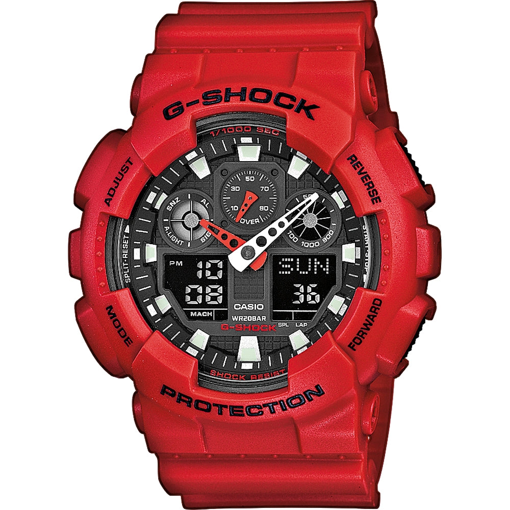 CASIO G-SHOCK GS BASIC GA-100B-4AER Multifunction Armbanduhr 51 mm ansicht-2