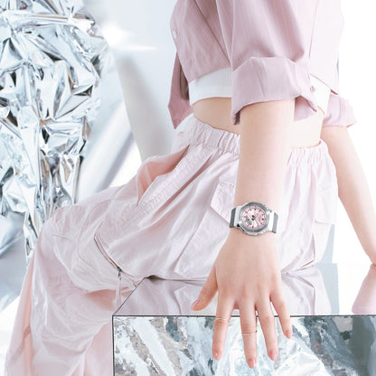 CASIO G-SHOCK MINI OAK G-STEEL PINK GM-S2110-4AER Multifunction Armbanduhr 40.5 mm Rosa ansicht-2