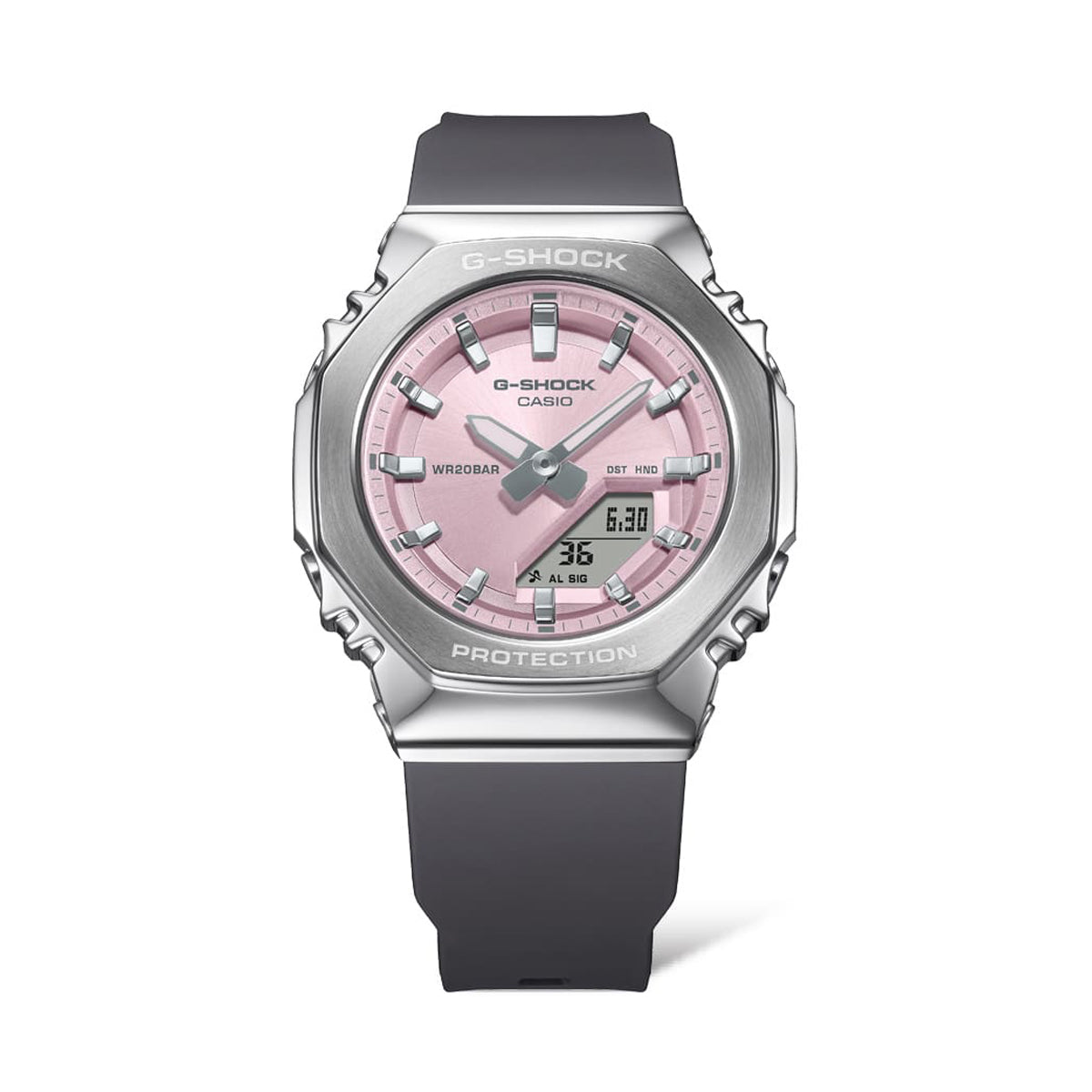 CASIO G-SHOCK MINI OAK G-STEEL PINK GM-S2110-4AER Multifunction Armbanduhr 40.5 mm Rosa