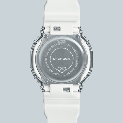CASIO G-SHOCK Mod. OAK METAL COVERED - PRECIOUS HEART SERIE ***SPECIAL PRICE** GM-2100WS-7AER Multifunction Armbanduhr 44.5 mm Rot ansicht-3
