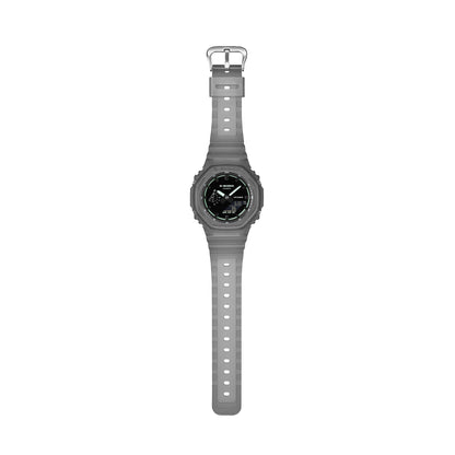 CASIO G-SHOCK Mod. OAK - SMOKE LIGHT SERIE - BLACK ***NEW!*** GA-2100K-1AER Multifunction Armbanduhr 45.5 mm Schwarz ansicht-3