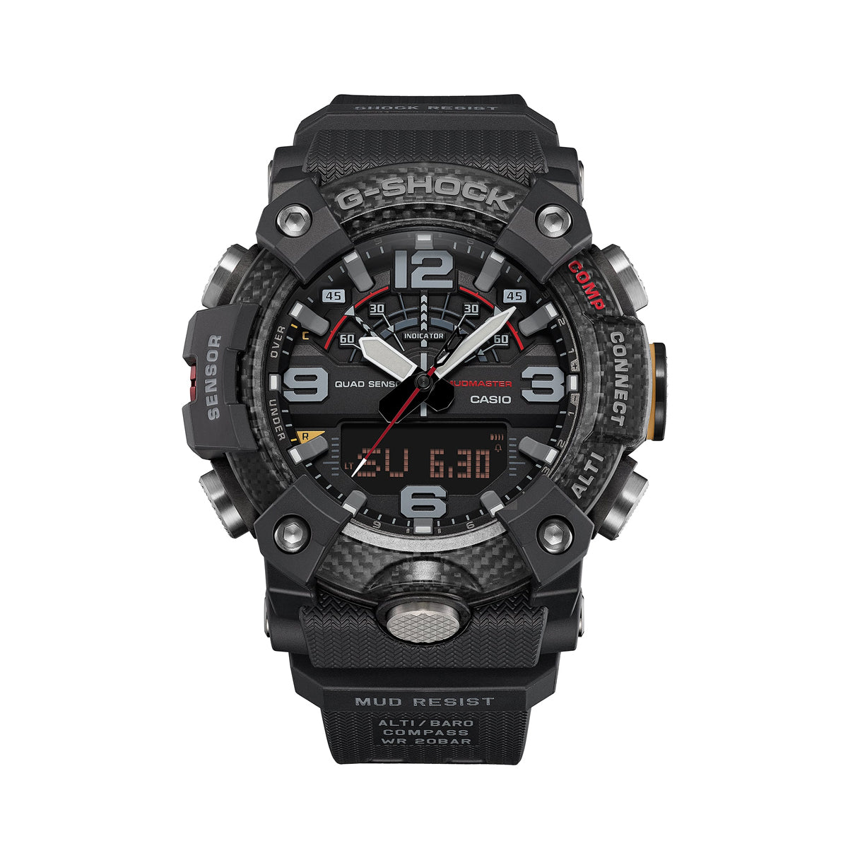 CASIO G-SHOCK MUDMASTER - QUAD SENSOR GG-B100X-1AER Multifunction Armbanduhr 51 mm