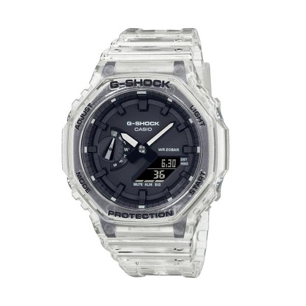 CASIO G-SHOCK OAK Collection - SKELETON SERIE GA-2100SKE-7AER Multifunction Armbanduhr 45.5 mm