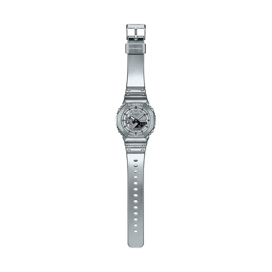 CASIO G-SHOCK OAK - FINE METALLIC SERIES - SILVER GM-2100YM-8AER Multifunction Armbanduhr 44.5 mm Silber