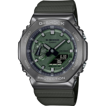 CASIO G-SHOCK OAK - METAL COVERED - Green GM-2100B-3AER Multifunction Armbanduhr 44.5 mm Grün ansicht-2