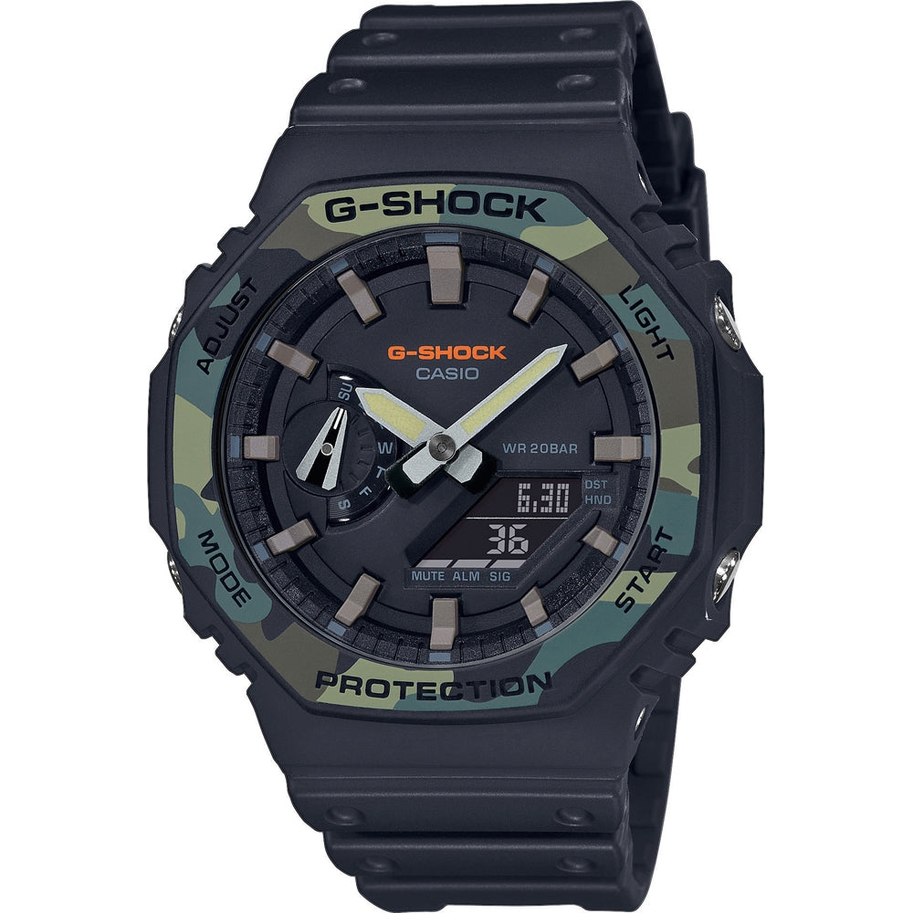 CASIO G-SHOCK OAK STREET UTILITY MILITARY SERIE GA-2100SU-1AER Date Armbanduhr 40 mm ansicht-2