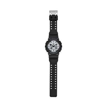 CASIO G-SHOCK OVERSIZE - BLACK AND BRILLIANT WHITE SERIE GA-100WD-1AER Sonnenbrille Schwarz