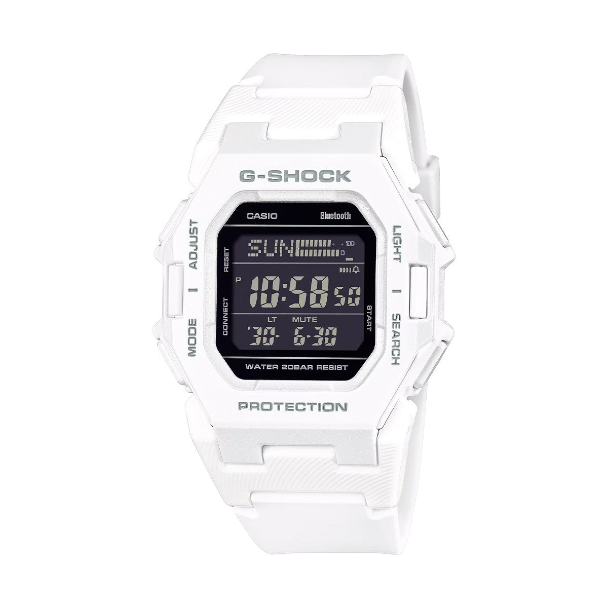 CASIO G-SHOCK SLIM - WHITE GD-B500-7ER Multifunction Armbanduhr 41.5 mm Weiss ansicht-3