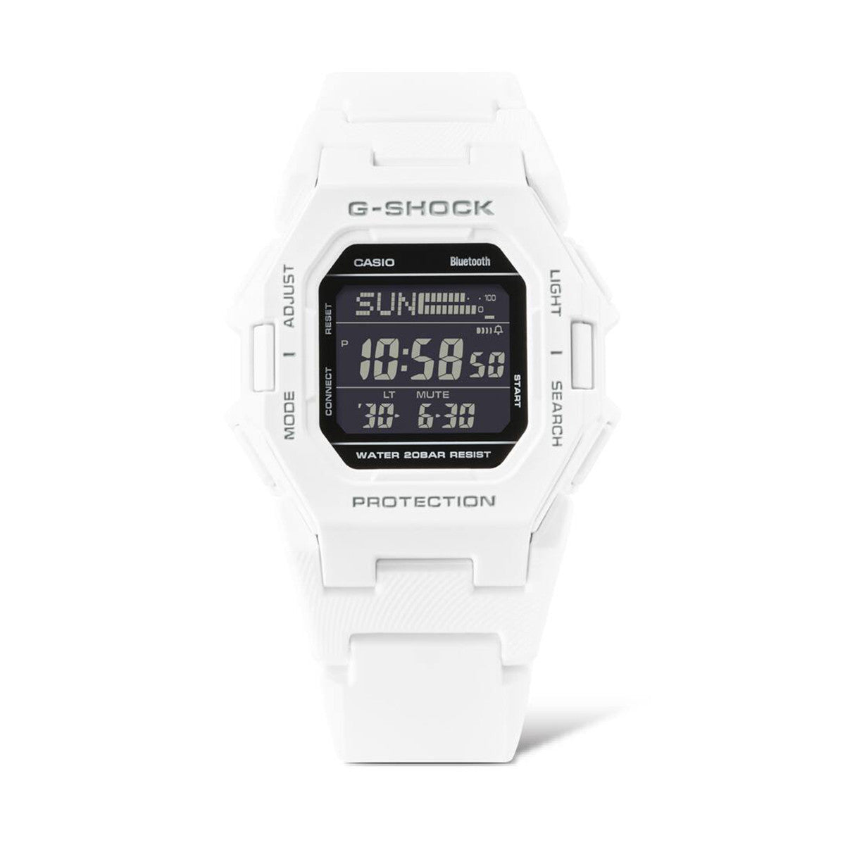 CASIO G-SHOCK SLIM - WHITE GD-B500-7ER Multifunction Armbanduhr 41.5 mm Weiss