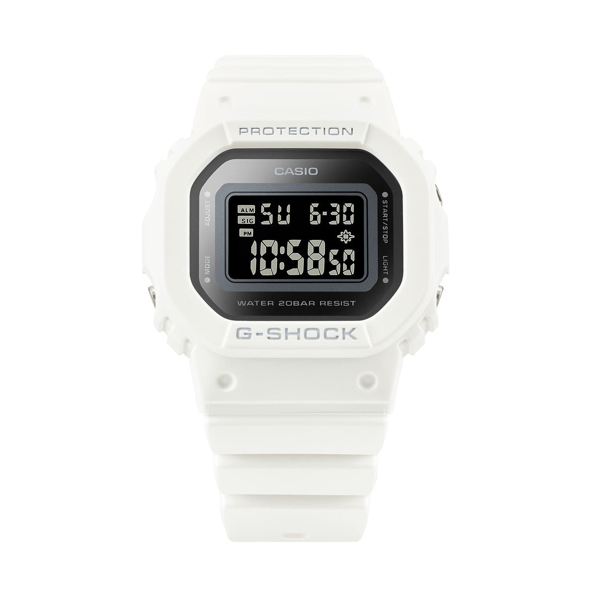 CASIO G-SHOCK THE ORIGIN COMPACT SERIE - WHITE GMD-S5600-7ER Multifunction Armbanduhr 40.5 mm Weiss