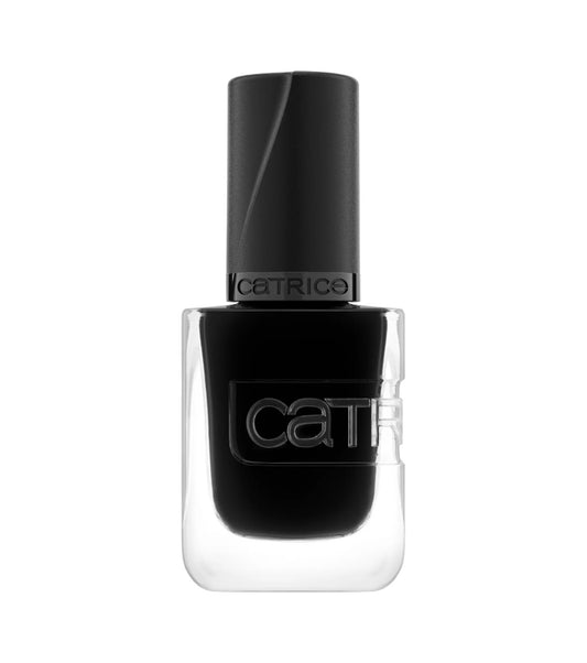Catrice Gel Affair Nagellack 037 Black To The Roots – Intensives Schwarz, 10.5 ml