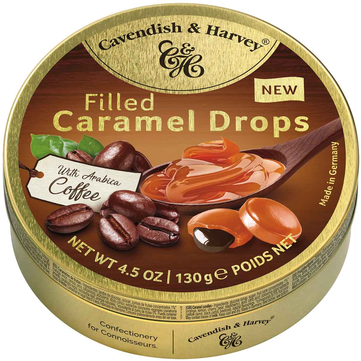 Cavendish & Harvey Filled Caramel Drops with Arabica Coffee - Candyshop.ch