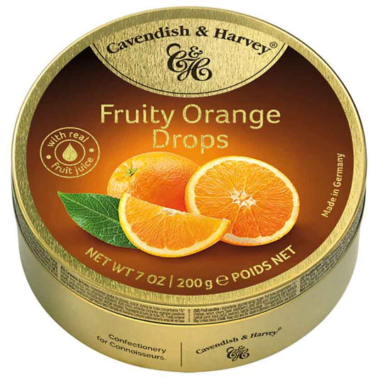 Cavendish & Harvey Fruity Orange Drops 200g - Candyshop.ch