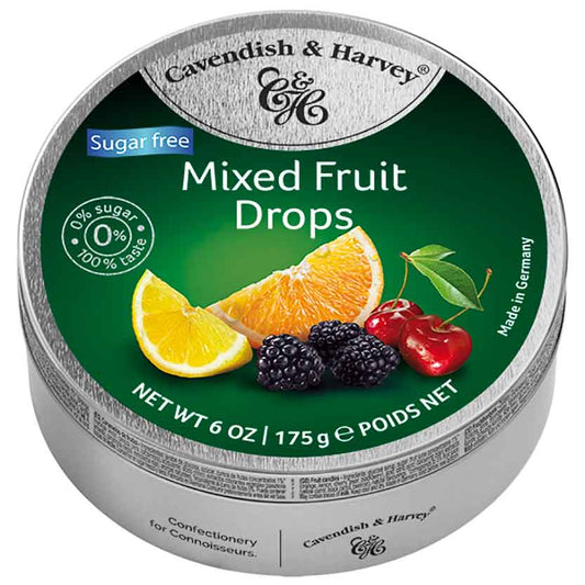 Cavendish & Harvey Mixed Fruit Drops sugarfree - Candyshop.ch