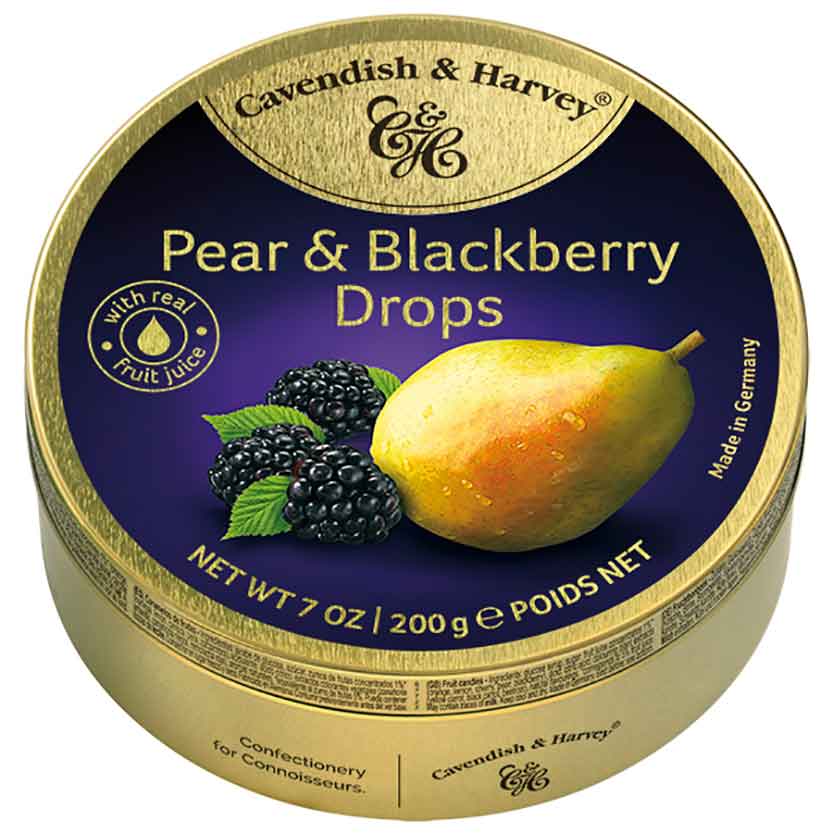 Cavendish & Harvey Pear & Blackberry Drops 200g - Candyshop.ch