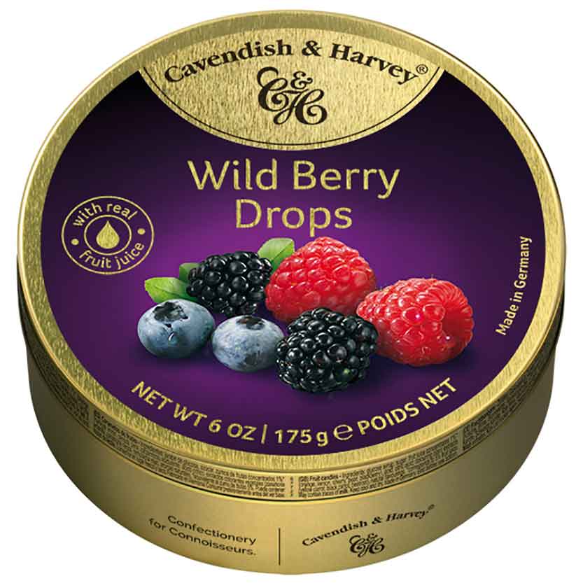 Cavendish & Harvey Wild Berry Drops 175g - Candyshop.ch