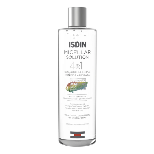 Isdin Isdin, 4 In 1, Reinigung und Toning, Mizellenwasser, Alle Hauttypen, 400 ml Regular