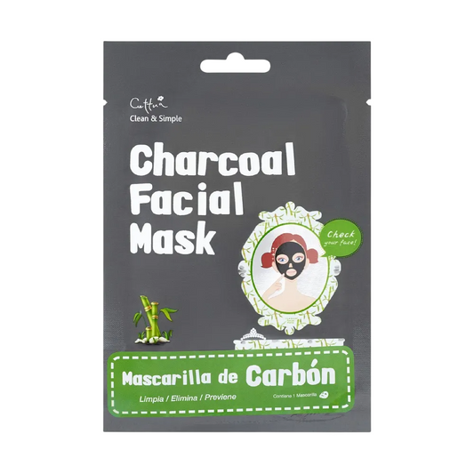 Cettua Gesichtsmaske Cettua, Cettua, Charcoal, Eliminates Impurities, Sheet Mask, For Face, 20 g Regular