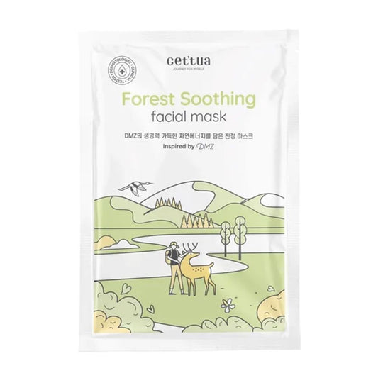 Cettua Cettua, Forest, Beruhigend, Gesichtsmaske, Für das Gesicht, 20 g Regular