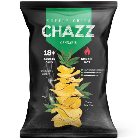CHAZZ Kettle Chips Cannabis & Jalapeño 90g - Candyshop.ch