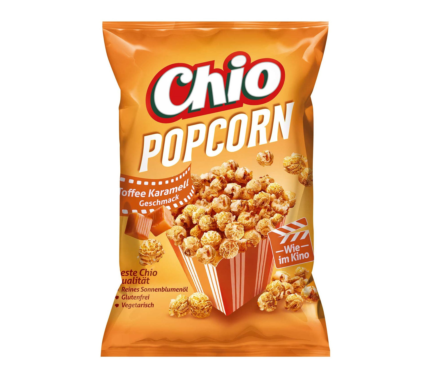 Chio Popcorn Toffee Karamell 120g  Popcorn mit karamellisiertem Zucker