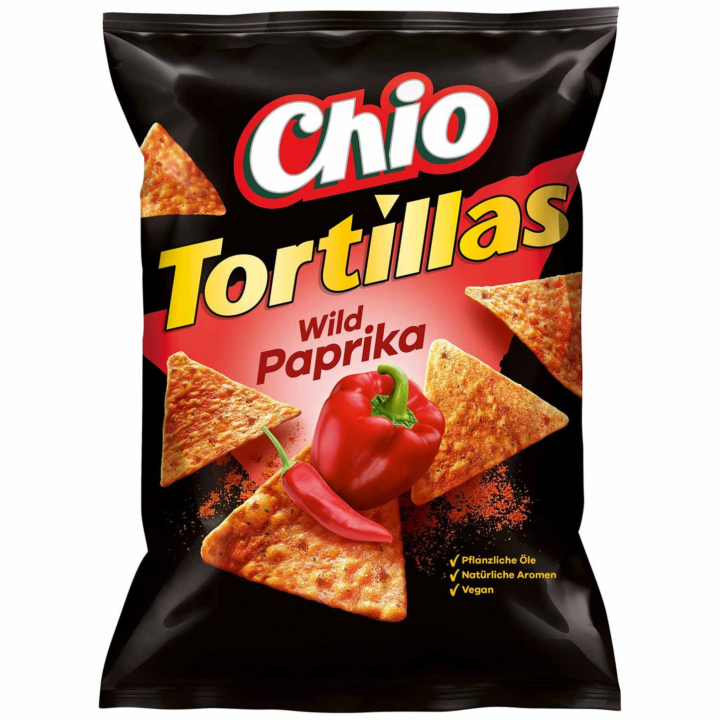 Chio Tortillas Wild Paprika 110g Mais-Snack mit Paprika-Geschmack - Candyshop.ch