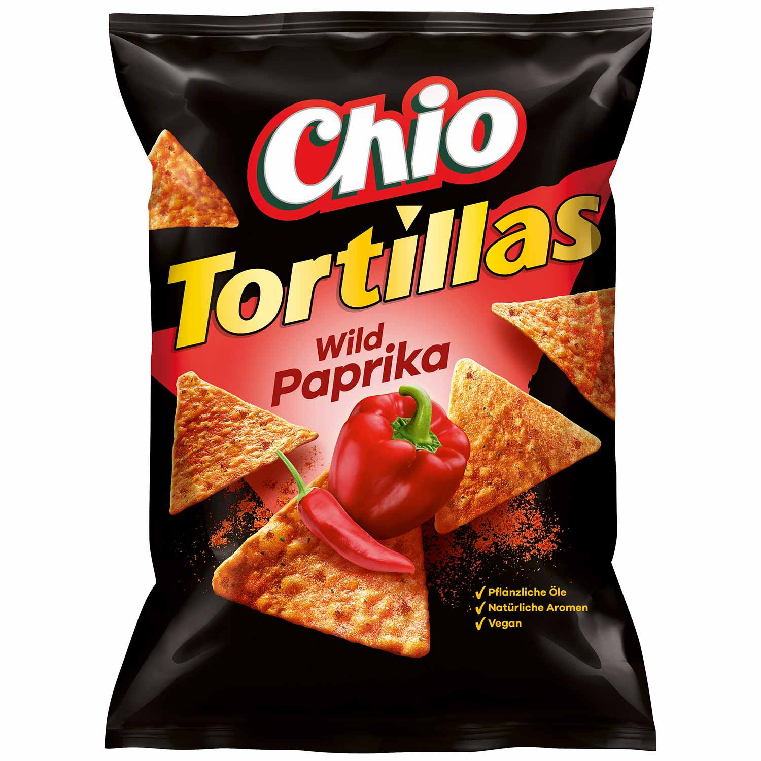 Chio Tortillas Wild Paprika 110g Mais-Snack mit Paprika-Geschmack - Candyshop.ch