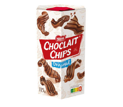 Choclait Chips Original Knusperchips mit Milchschokolade 115 g – Produktansicht